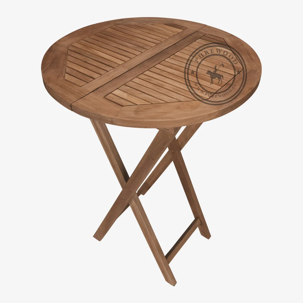 Salvia Teak Outdoor Bar Table - Image 2