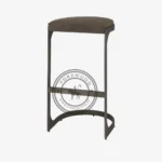 Swift C Shape Metal Bar Stool with industrial design