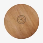 Woodpecker Round Cerused Oak Dining Table - Thumbnail 4