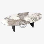 Yaroslavl Marble Coffee Table - Thumbnail 2