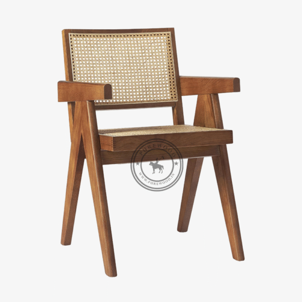 Lily Armchair with Viennese weave - Thumbnail 1