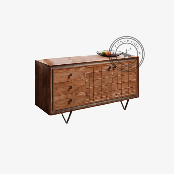 Danube Wooden Sideboard - Thumbnail 1