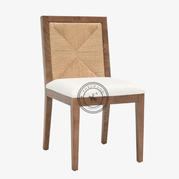 Hydrangea Wooden Chair - Thumbnail 1