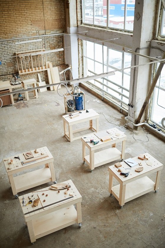 Woodworking factory Background