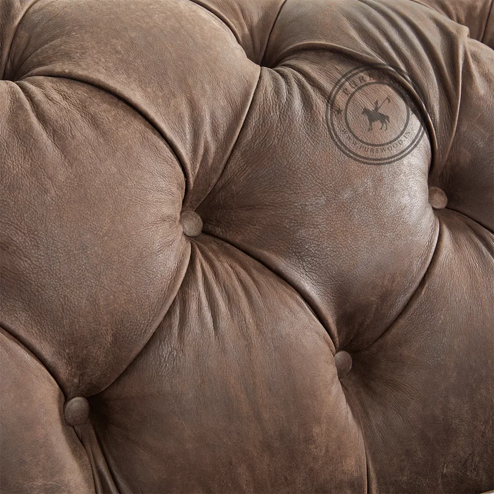 Kei Leather Chesterfield Sofa - Image 2