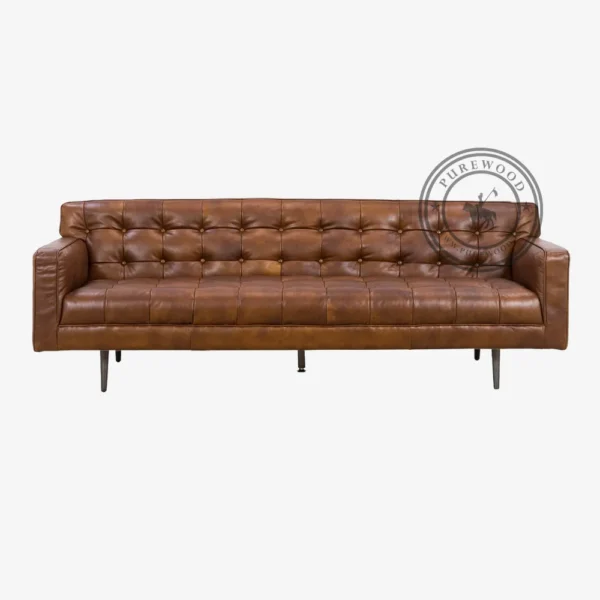 Olifants Jordan Leather Sofa - Thumbnail 2