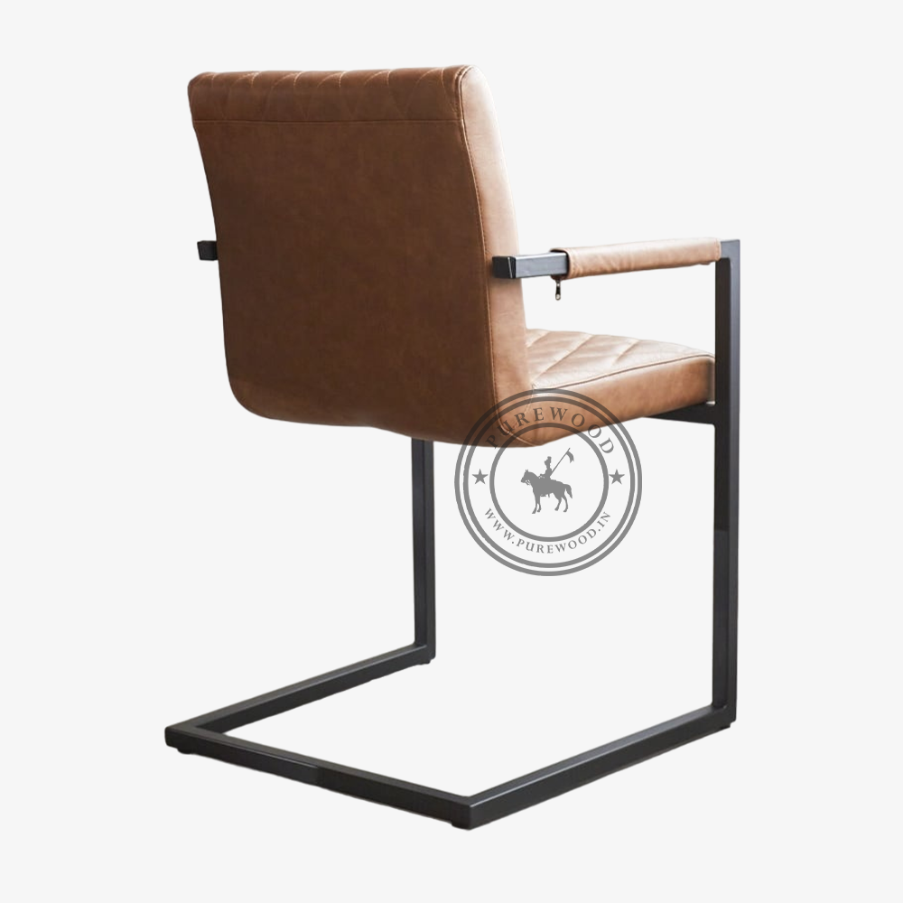 Painted Industrial Chair - Image 2