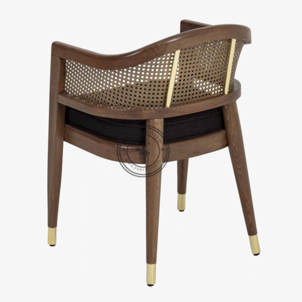 Adam Honey Cane Chair - Thumbnail 2