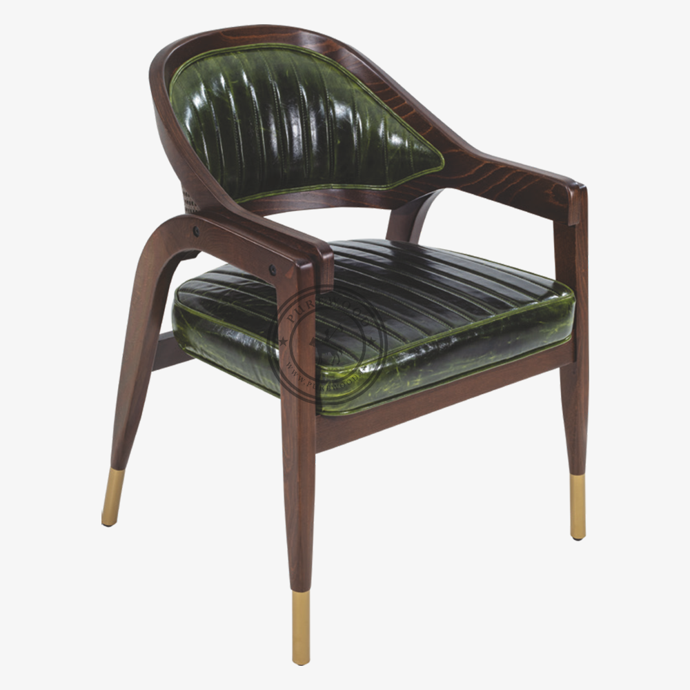 William Leather Arm Chair