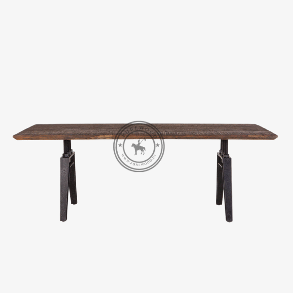 Barnes Dining Table Bandsaw Teak - Thumbnail 2