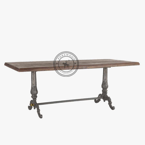 Sunflower Vintage Dining Table Weathered Teak - Thumbnail 1