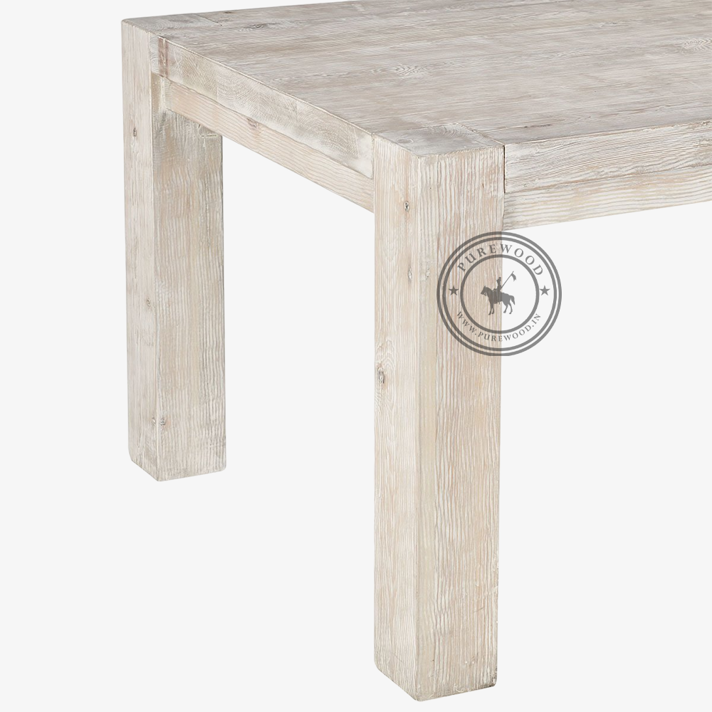 Jasmine Whitewash Dining Table - Image 4