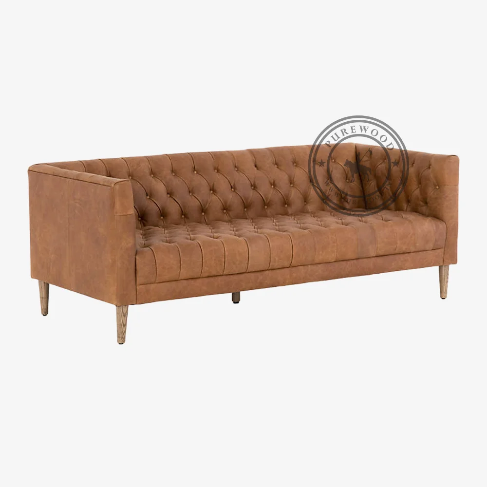 Tagus CamelLeather Sofa
