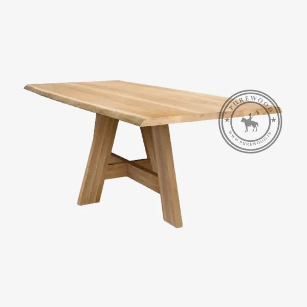 Violet Wooden Table - Thumbnail 1