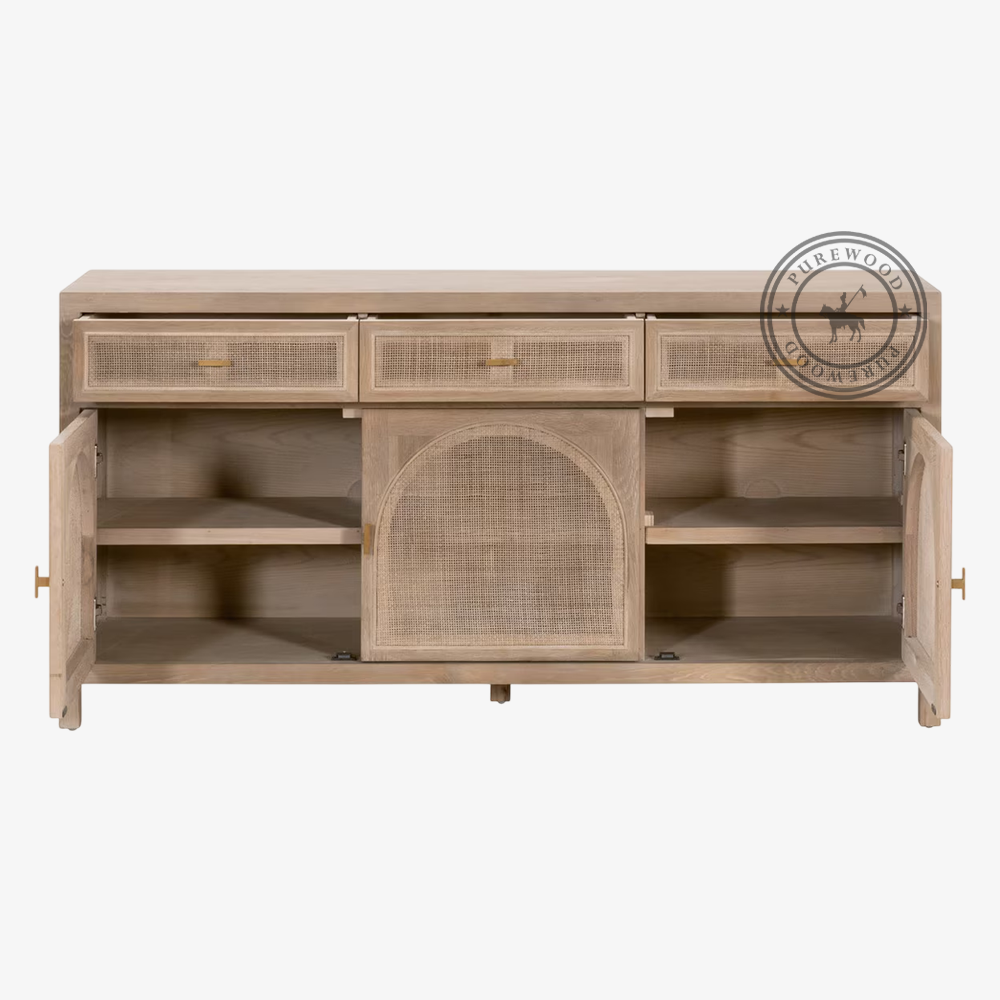 Madison Cane Sideboard - Image 2