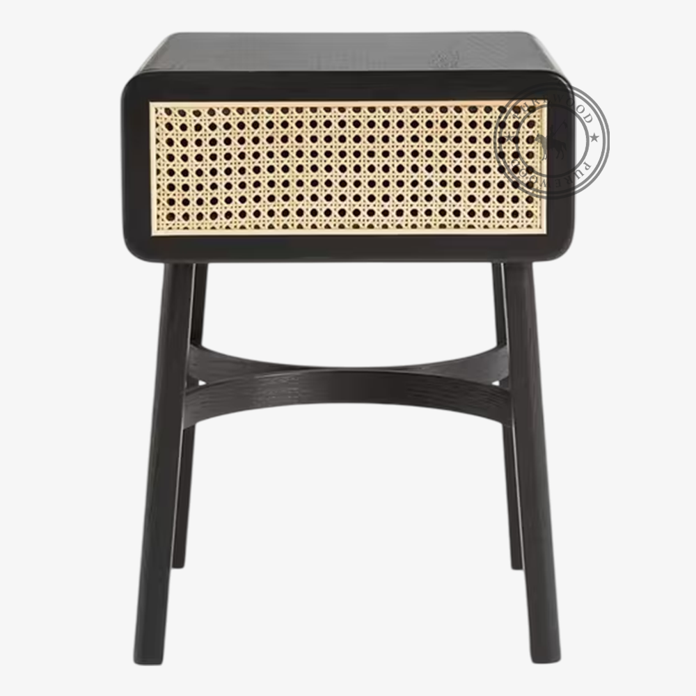 Mountaindale Cane nightstand - Image 3