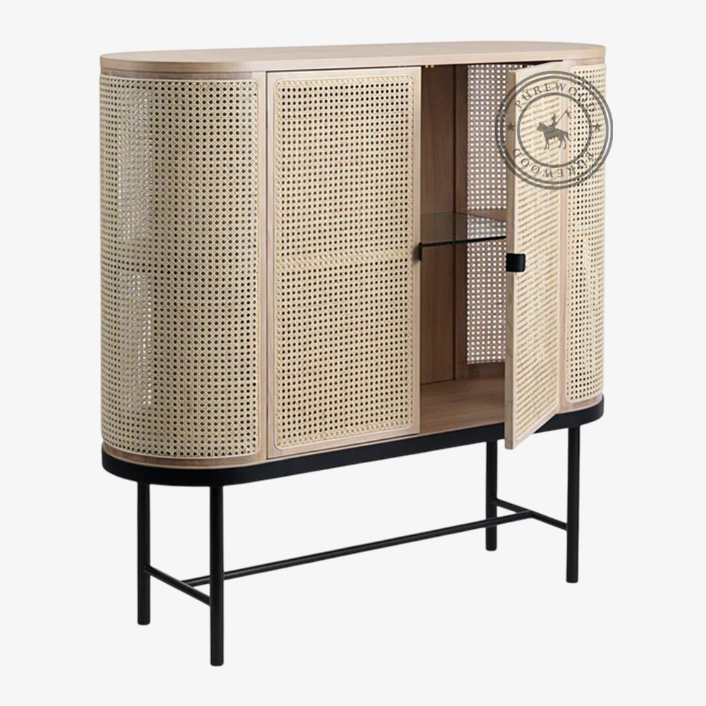 Penelope Cane Sideboard - Image 3