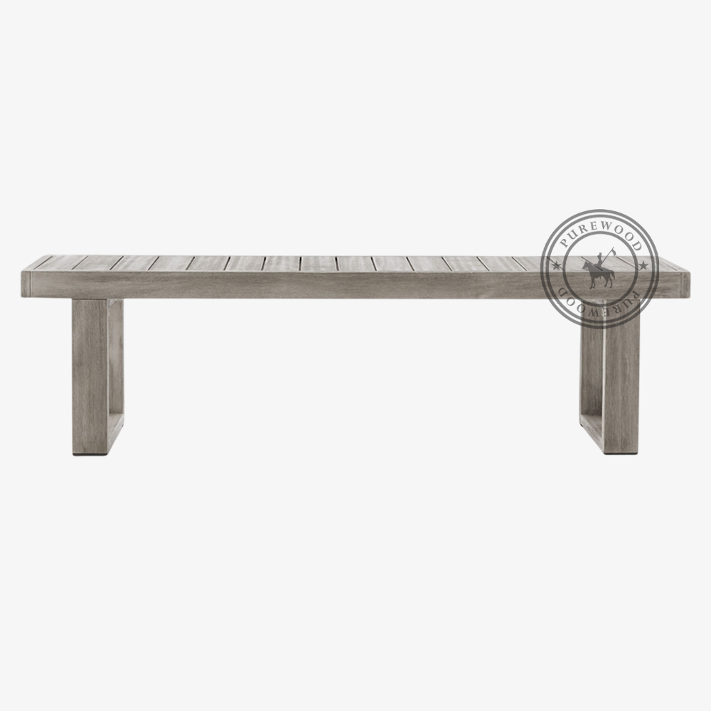 Cedar Rock cafe bench - Image 2