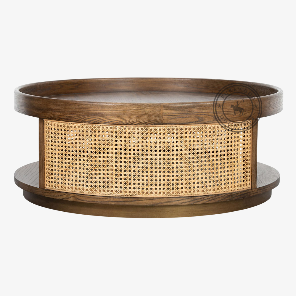 Flare Cedar cane coffee table - Image 3