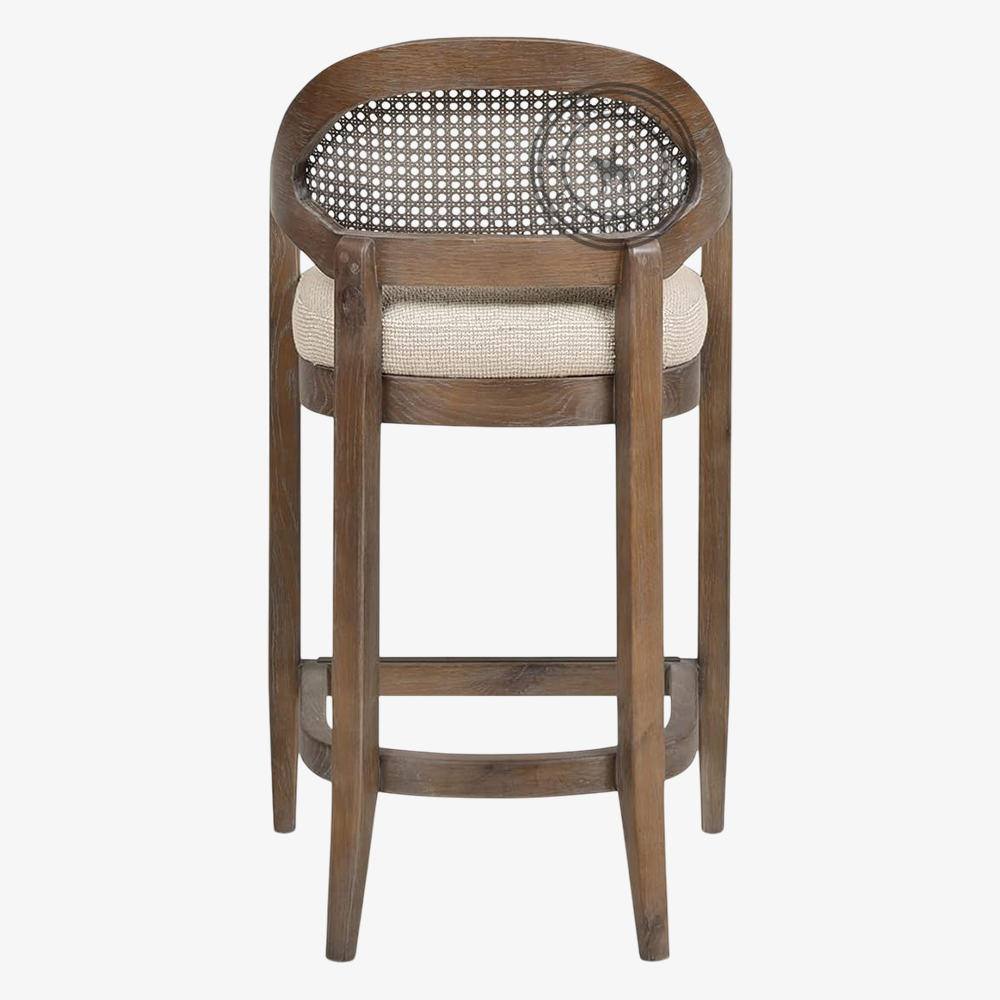 Highvale Cane bar Stool - Image 2