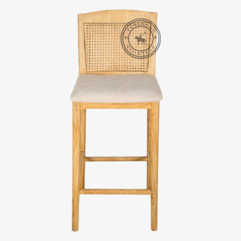 Maple Cane bar Stool - Image 2