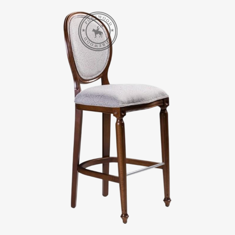 Pine Iris bar chair